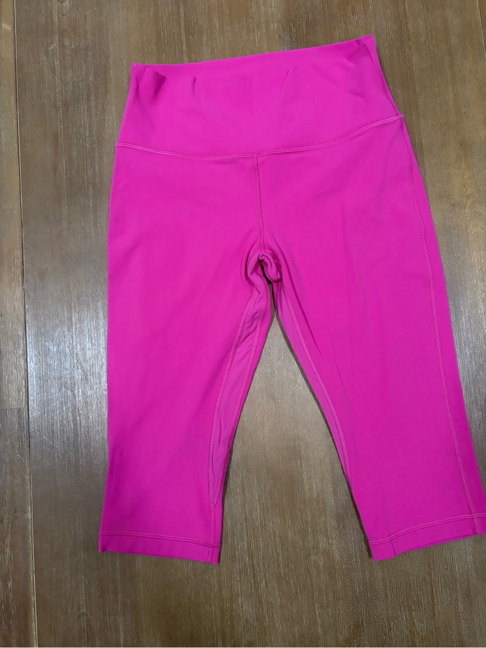 lululemon athletica Bright Pink Capri Leggings
